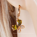 24744 Simple jewelry copper alloy elegant earring, beautiful drop earring designs for women